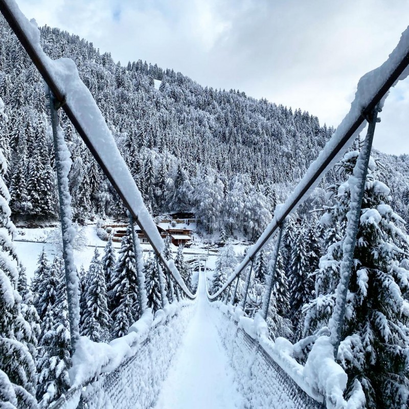 Torgon's suspended bridge