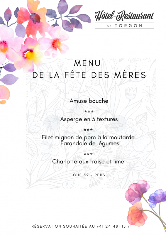 Fête des mères Hôtel de Torgon_Torgon