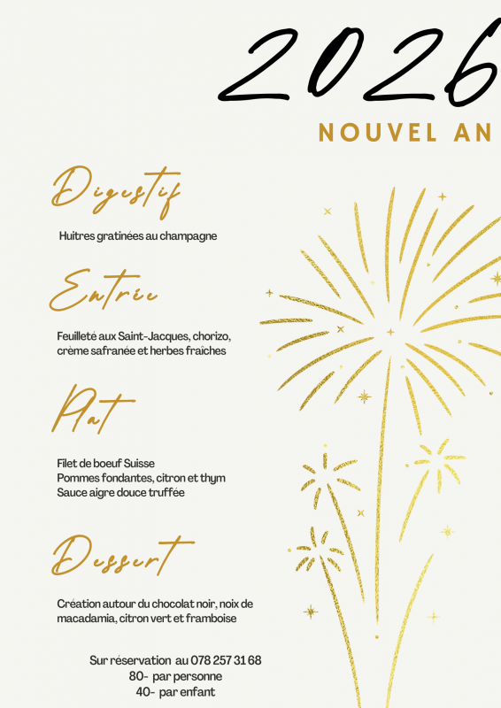Menu Nouvel An - Le Tseudron_Torgon