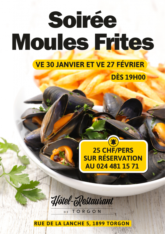Soirée Moules Frites_Torgon Soirée Moules Frites_Torgon