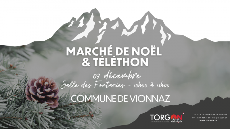 Marché de Noël & Téléthon_Vionnaz