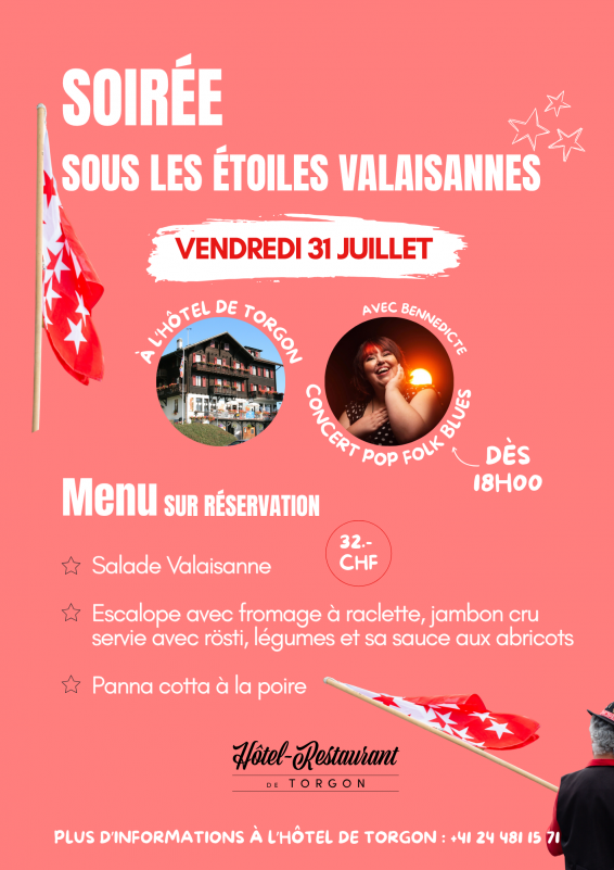 Soirée sous les étoiles valaisannes
