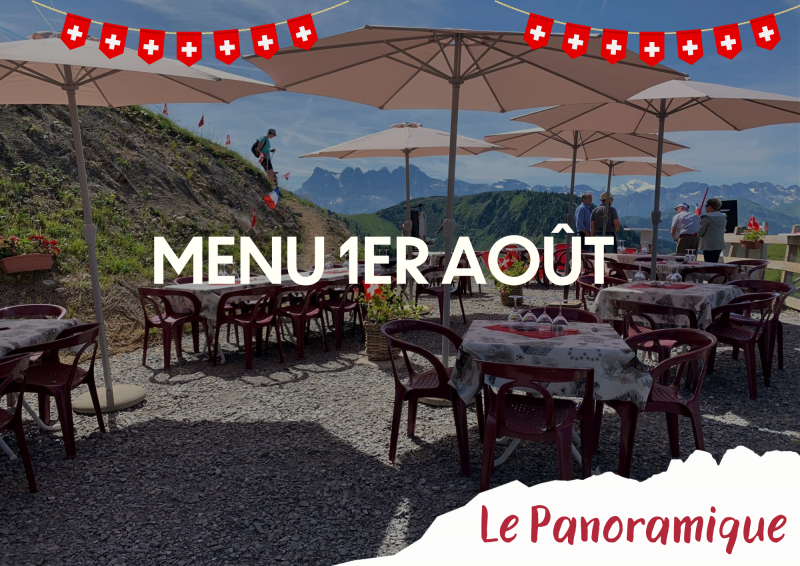 Menu du 1er août au Panoramique_Torgon Menu du 1er août au Panoramique_Torgon