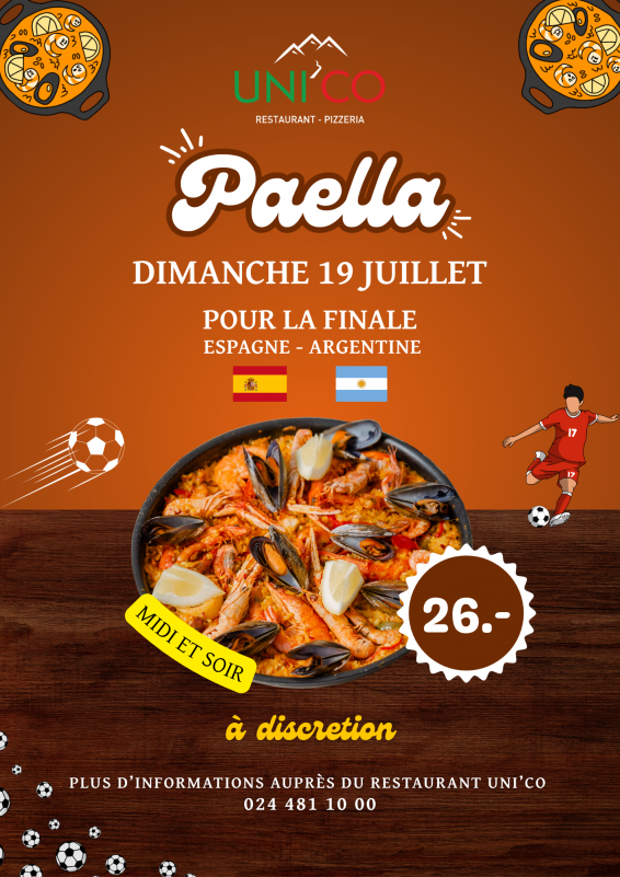 Paëlla pour la finale de foot_Torgon