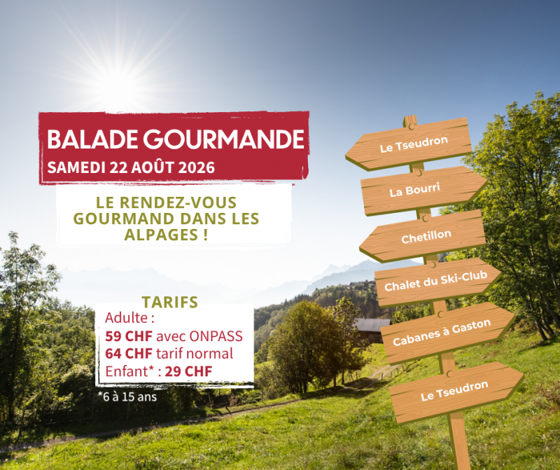 Balade Gourmande 2026_Torgon Balade Gourmande 2026_Torgon
