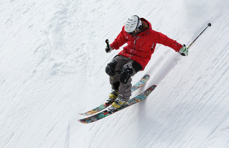 Ski freeride mouflon