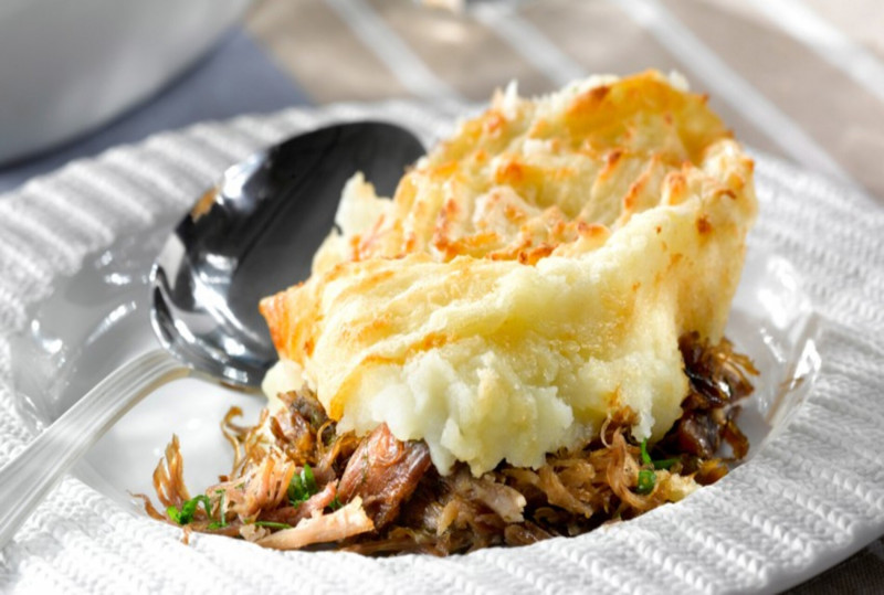 Parmentier de confit de canard